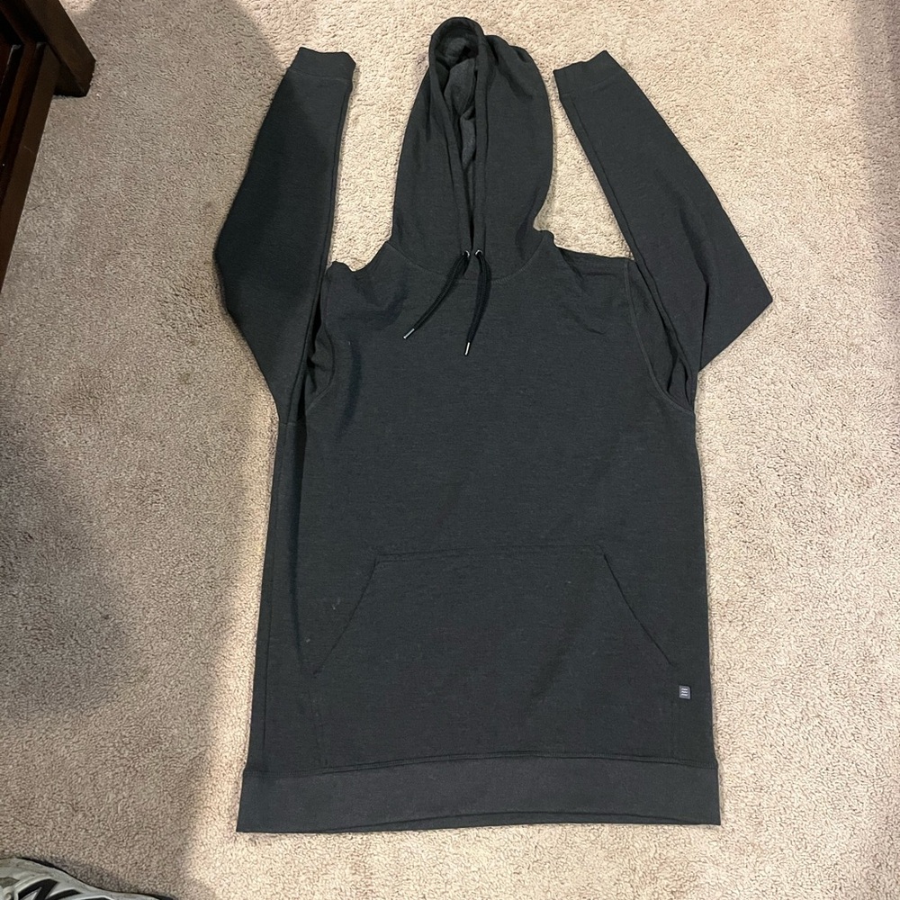 Free Fly black lightweight pullover hoodie